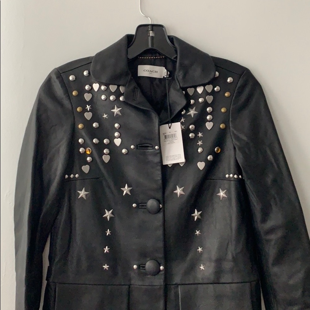 Black Rivet Coat